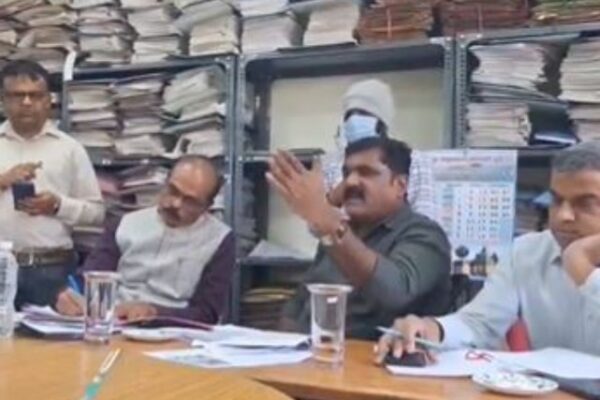 Power Supply Woes Spark Fury MLA HT Manju Raps CESC Engineer in Presence of Managing Director