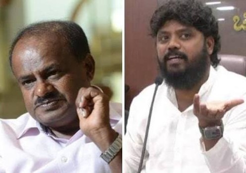 Social Media Clash Congress MLA Pradeep Eshwar Spoils HD Kumaraswamy Exclusive Announcement