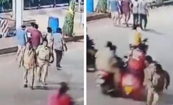 Tragedy on Duty SI Killed as Speeding Scooter Hits Him During Ganesh Immersion