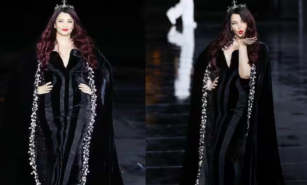 Aishwarya Rai Bachchan Takes Over Paris Fashion Week 2026 Runway in Dramatic Black Couture and Tiara