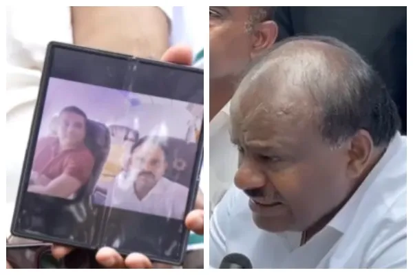 Big News Sting Operation Controversy HDK Releases Photographic Evidence Linking Congress Leader Surjewala to Rowdysheetar