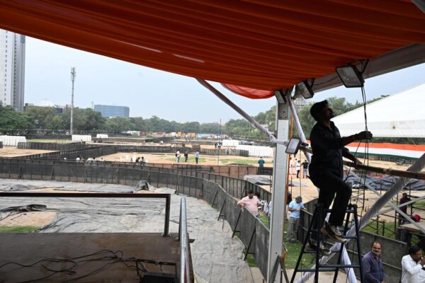 INDIA Rally Bloc Vote Bachao Rally Delhi Police Deploy AI Surveillance and High Security at Ramlila Maidan