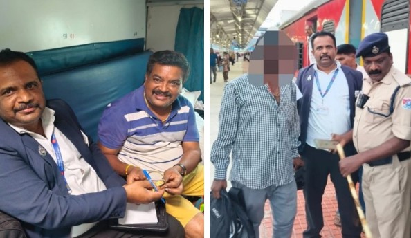 South Western Railway Praises Alert TTE After Suspicious Passenger Caught with Stolen Valuables Mysuru