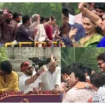 Historic First at Mysuru Dasara Procession Top sandalwood celebrities greets Massive Crowds