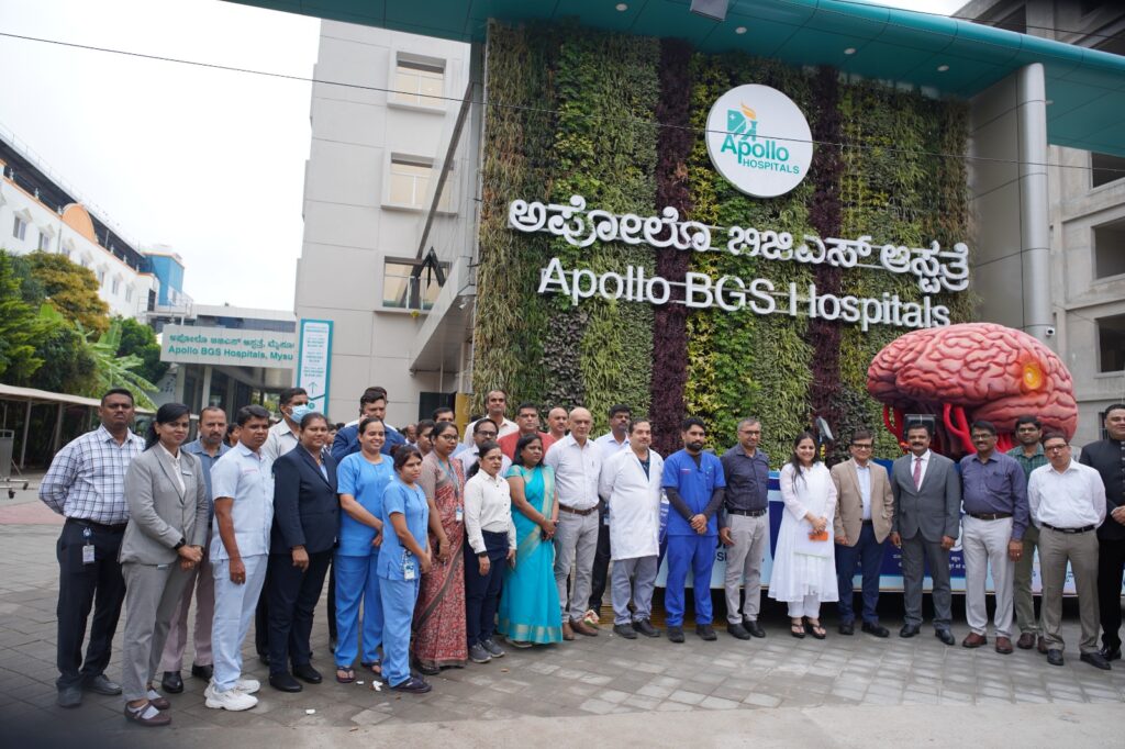 World Stroke Day 2026 Apollo BGS Hospitals Launches City Wide Stroke Awareness Tableau in Mysuru